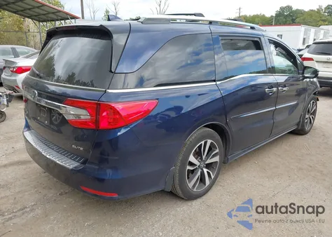 2018 Honda Odyssey Elite из США, поврежденный, VIN 5FNRL6H92JB030933